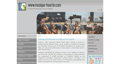 Desktop Screenshot of musique-hourtin.com